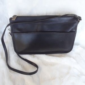 Michael Green vintage leather crossbody bag